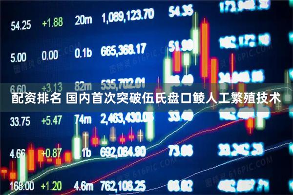 配资排名 国内首次突破伍氏盘口鲮人工繁殖技术