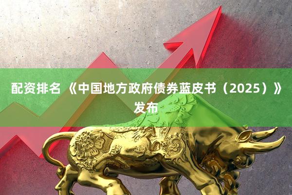 配资排名 《中国地方政府债券蓝皮书（2025）》发布